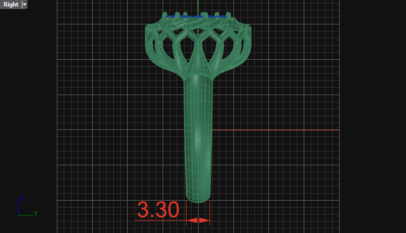 Cluster ring 3D print model_15