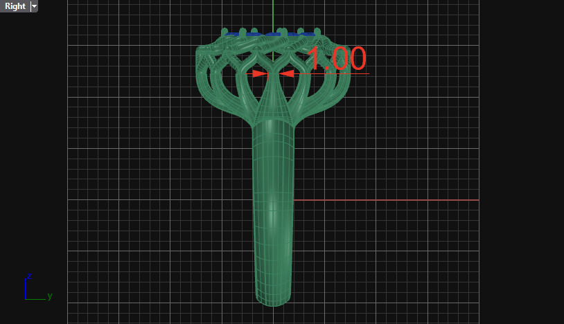 Cluster ring 3D print model_14