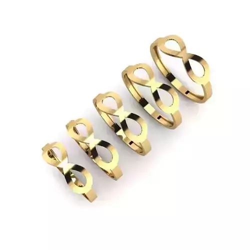 Gold Ring Jewelry  Ring stl 3dm 3dprintmodel 3D print model