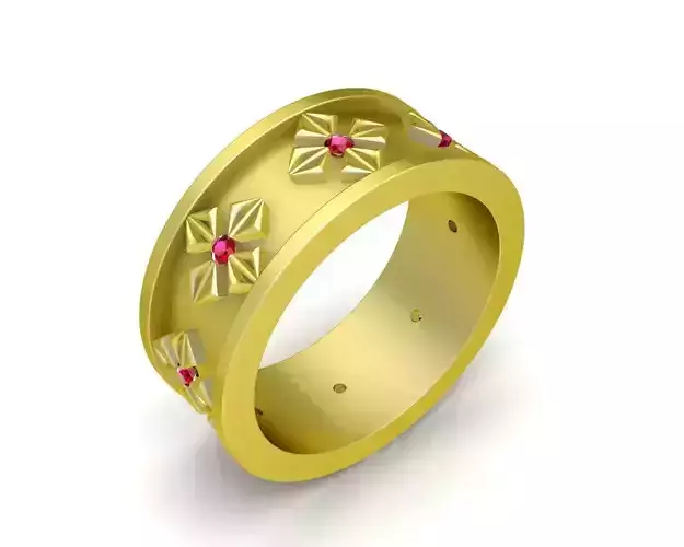 A9A Diamond Band Ring for Woman