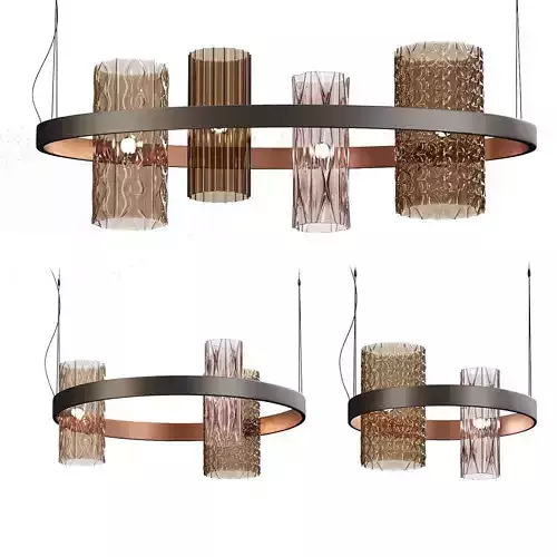 Armonia Oval Chandelier Set
