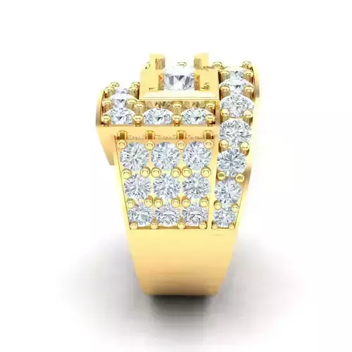 Popular Man Rings Diamond 1MR061