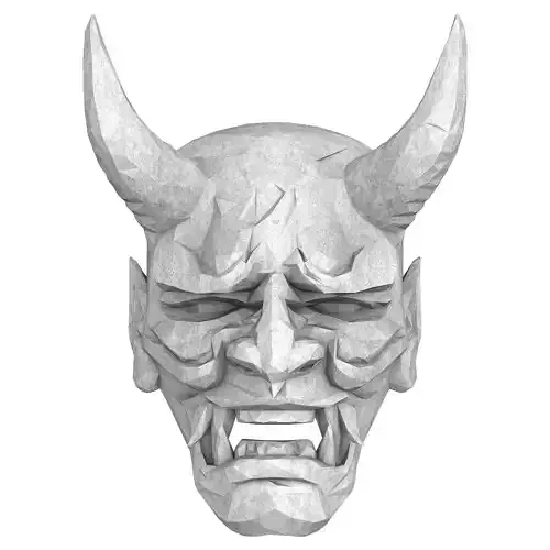 Japanese Oni Creature Mask 