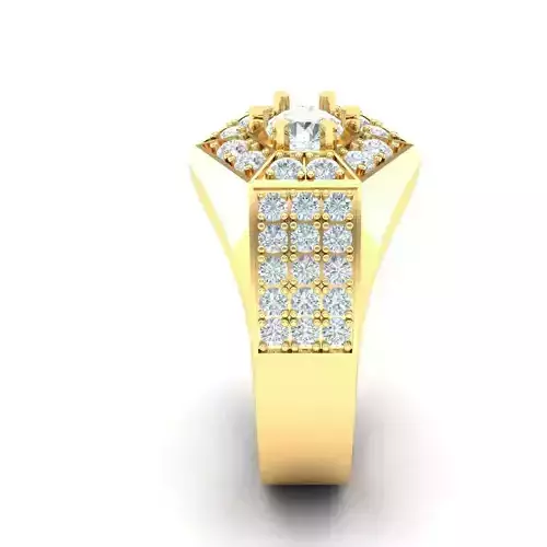 Popular Man Rings Diamond 1MR056