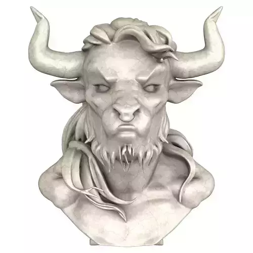 Minotaur Bust