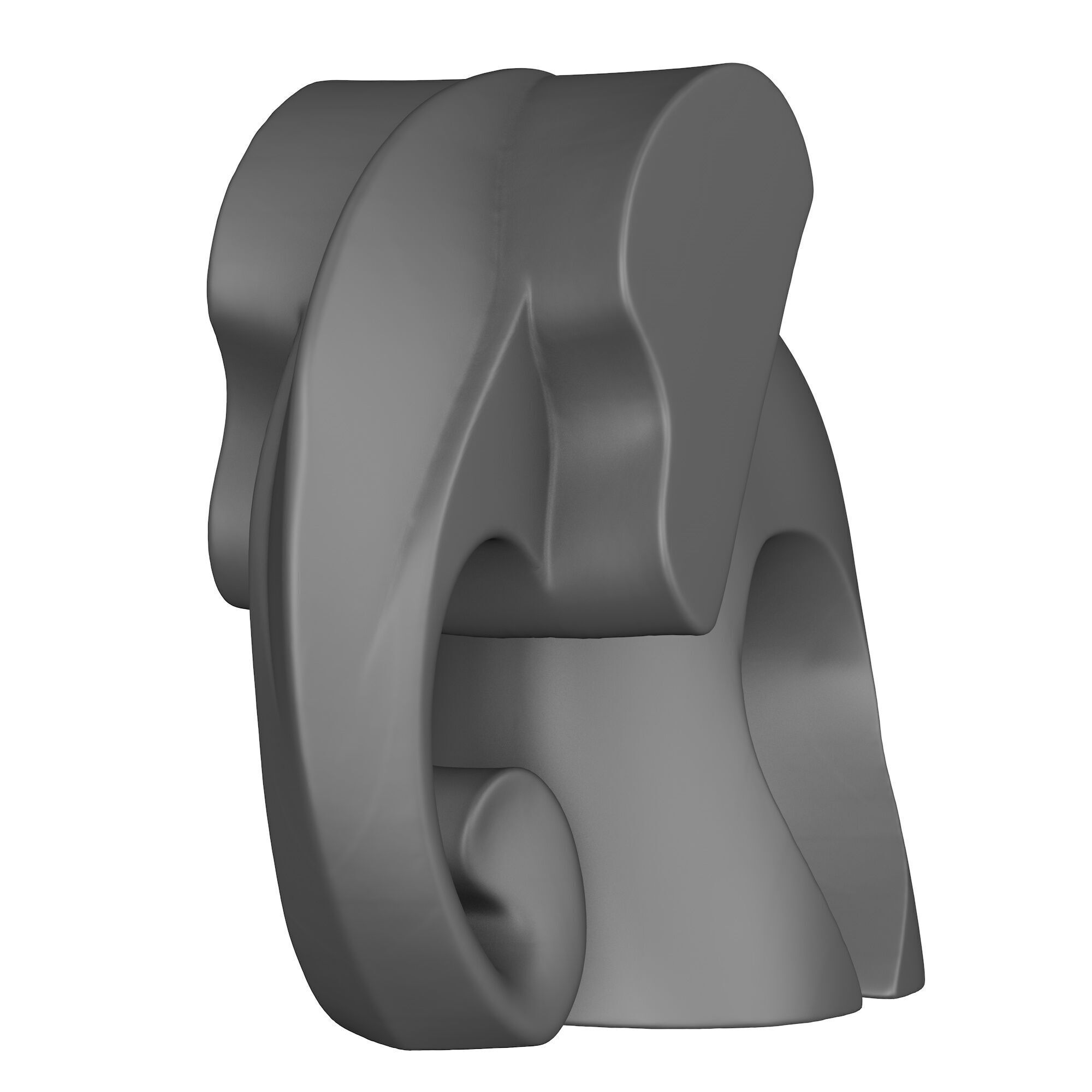 Modern Elephant Figurine 3D print model_1