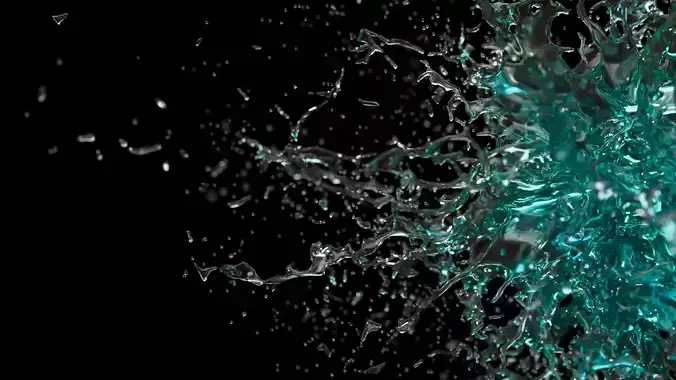 Water Elegance  Animated Fluid Simulation for Luxury Branding