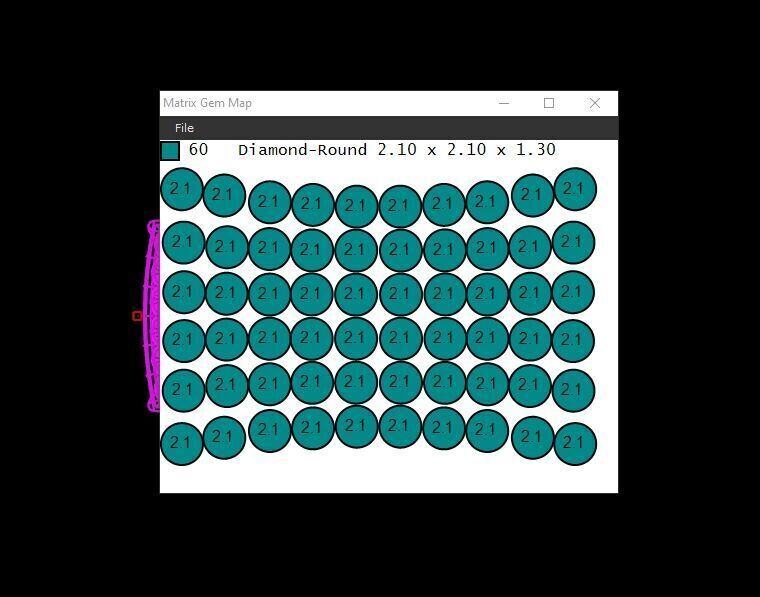Popular Man Rings Diamond 1MR027 3D model_2