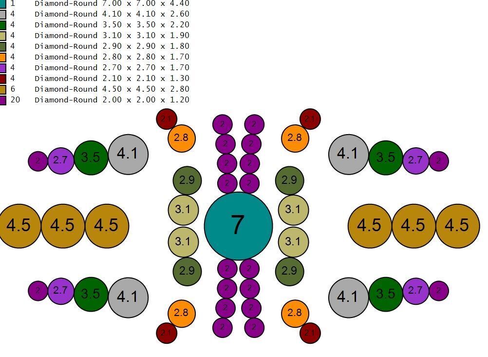 Popular Man Rings Diamond 1MR019 3D model_2