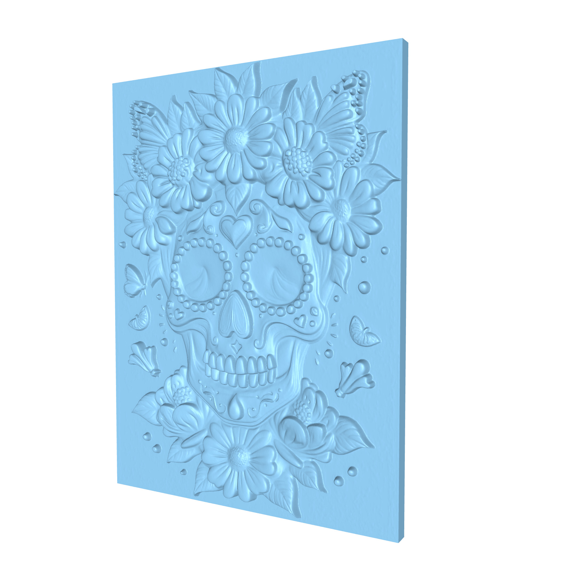Sugar Skull 2 3D model_4