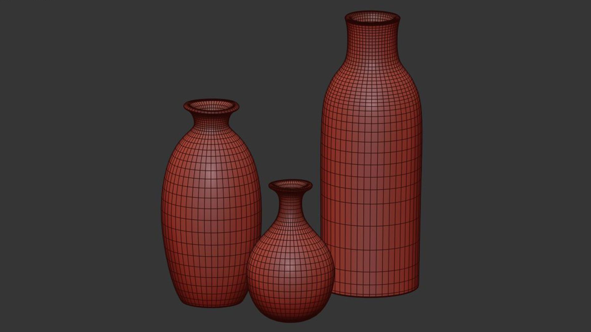 Ivory Dipped Clay Vase 3D model_7