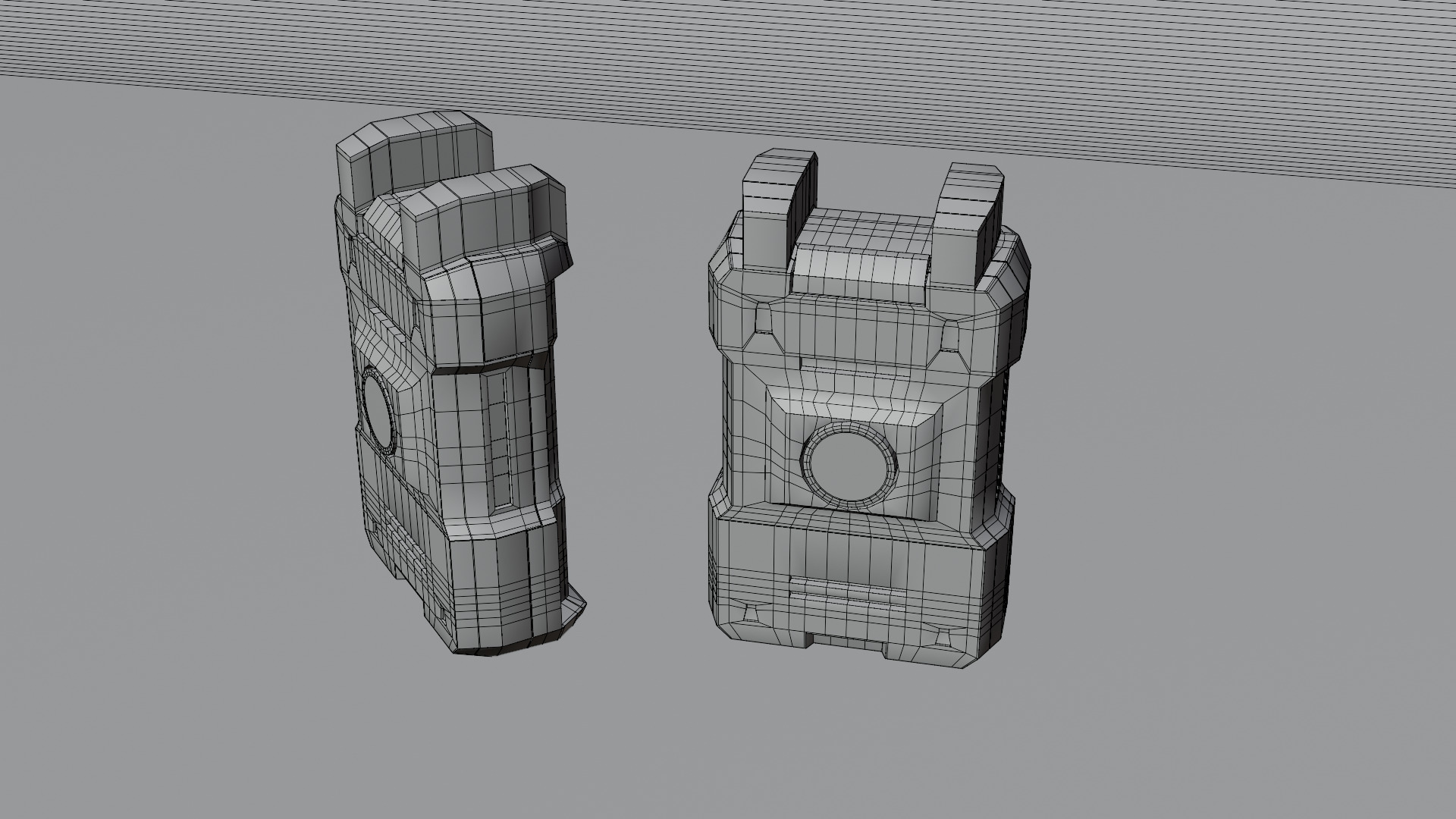 Sci-Fi Power Core Stylized Futuristic Energy Battery Low-poly 3D model_3