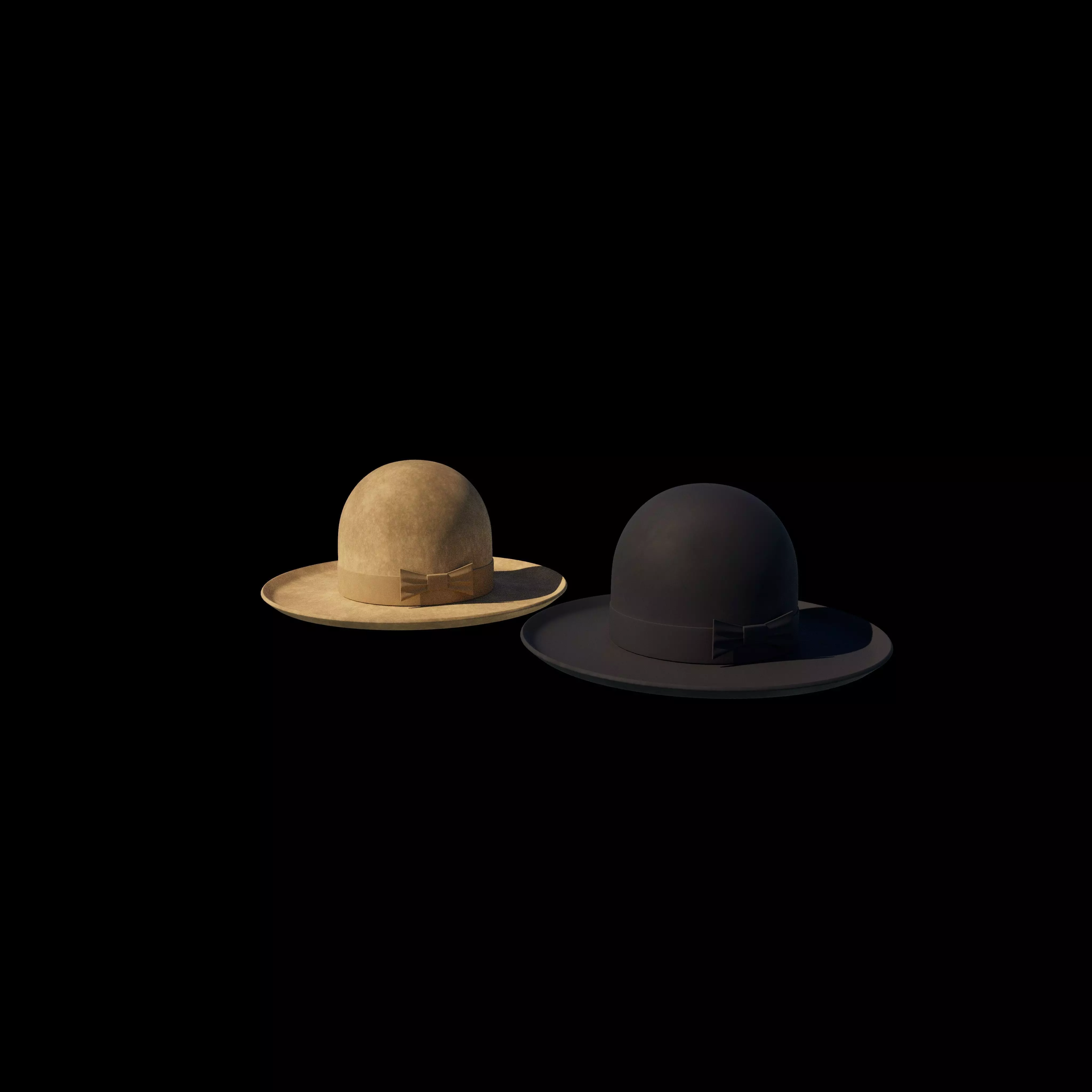 Bowler Hat 3D model_0