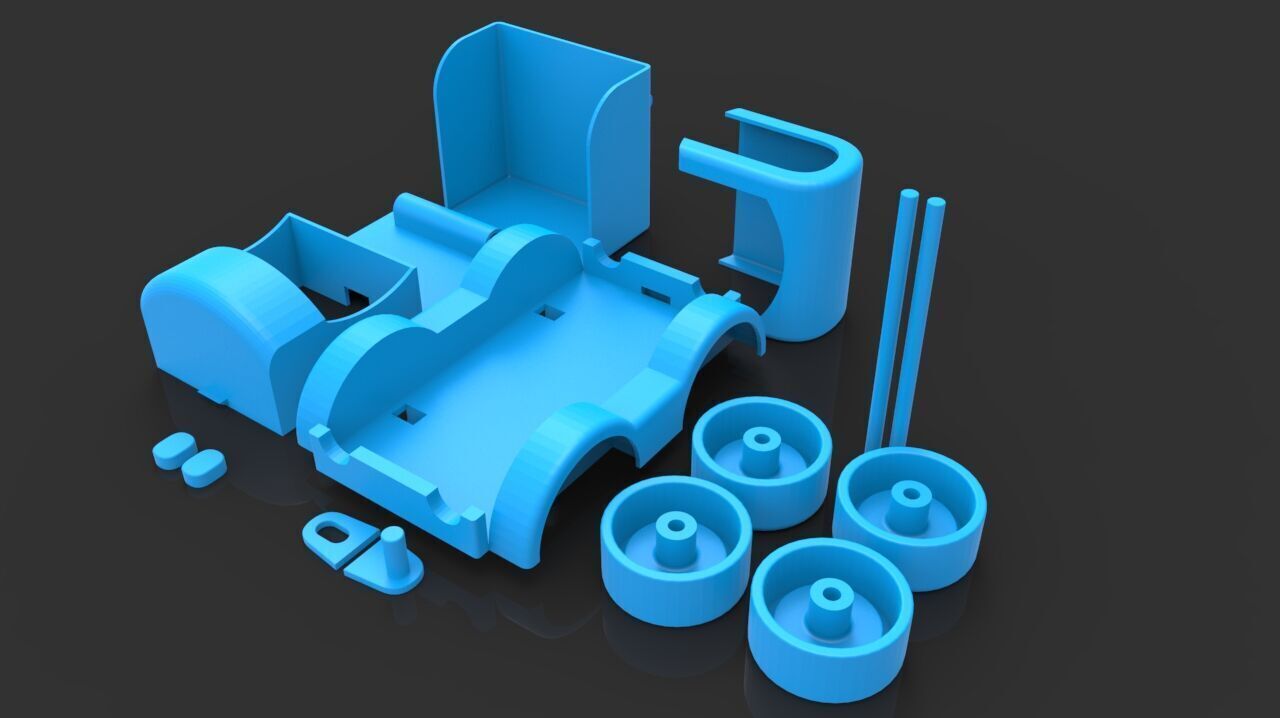 toy truck 3D print model_1