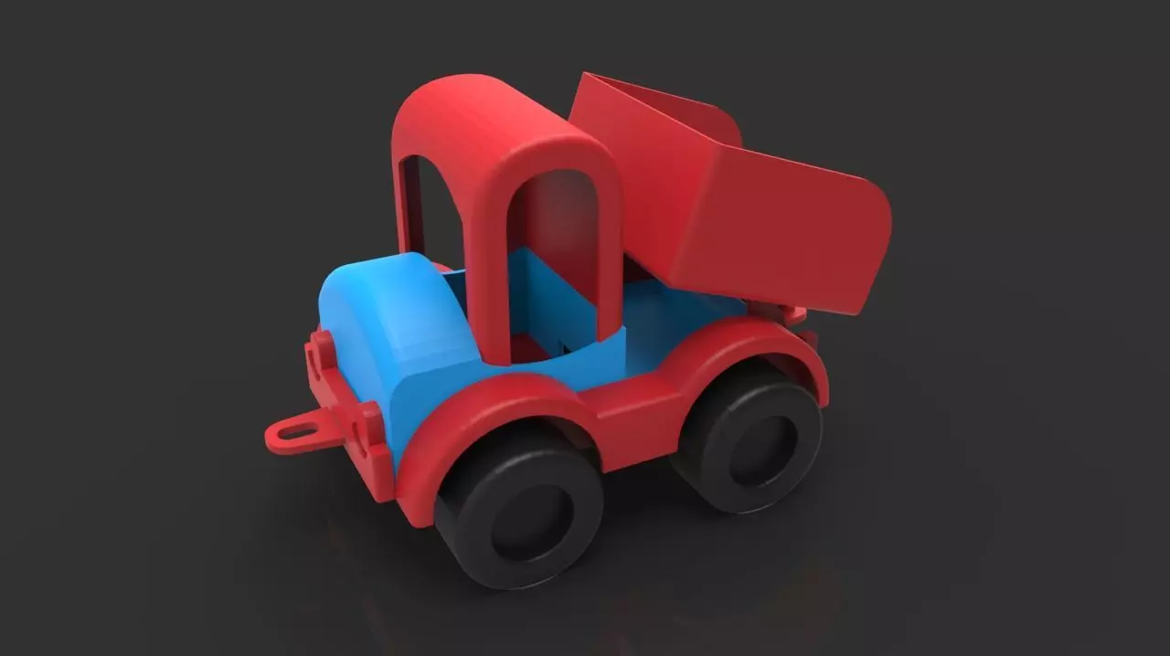 toy truck 3D print model_0