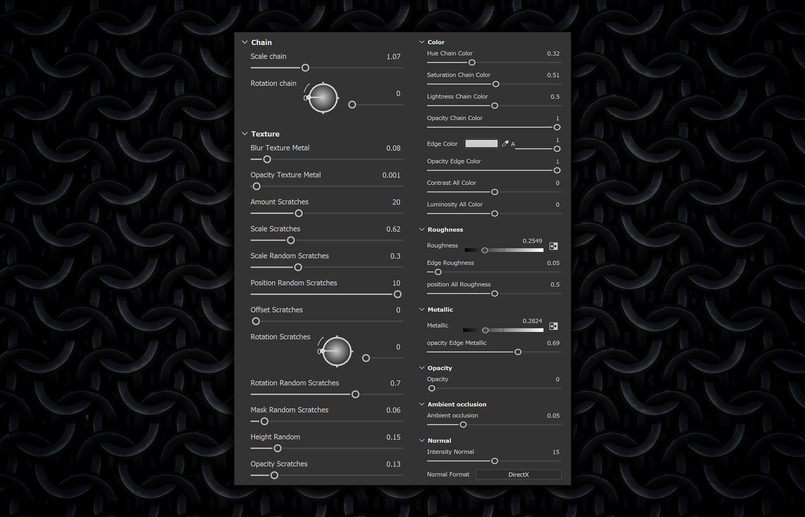Medieval Chain Armor Stylized - Vol 01 - SBsar - Maps Texture_3