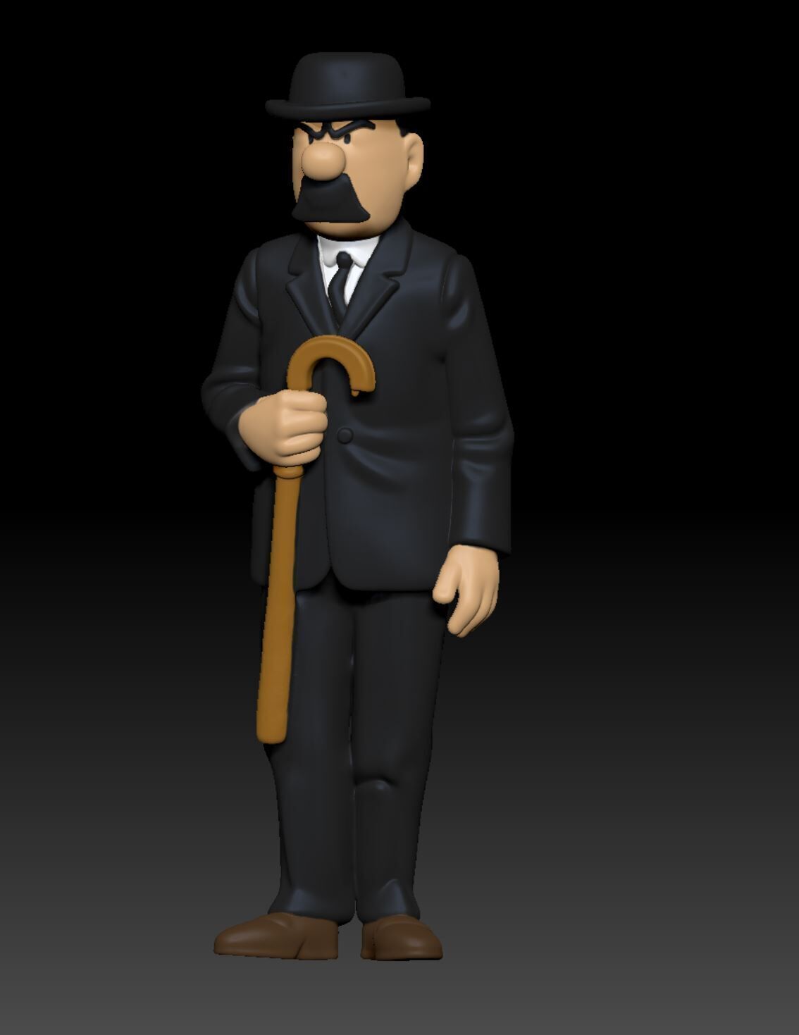 Thompson Tintins adventure ready to 3D print figure 3D print model_1