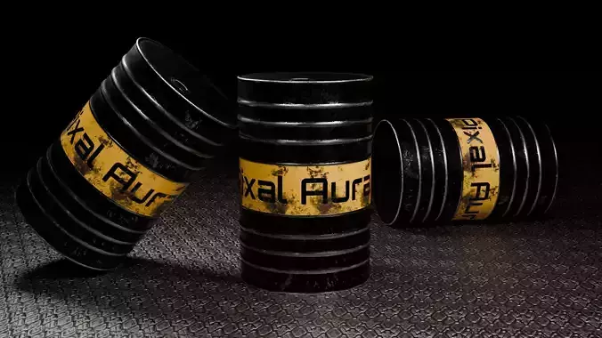 Industrial Oil Barrel