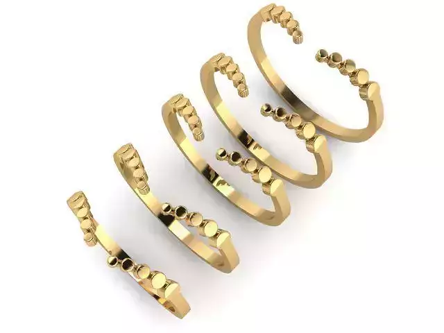 Gold Ring Jewelry  Ring stl 3dm 3dprintmodel