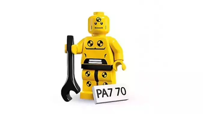 3D print minifigure - 8683-8 Demolition-Dummy 3D print model