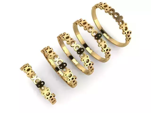 Gold Ring Jewelry  Ring stl 3dm 3dprintmodel