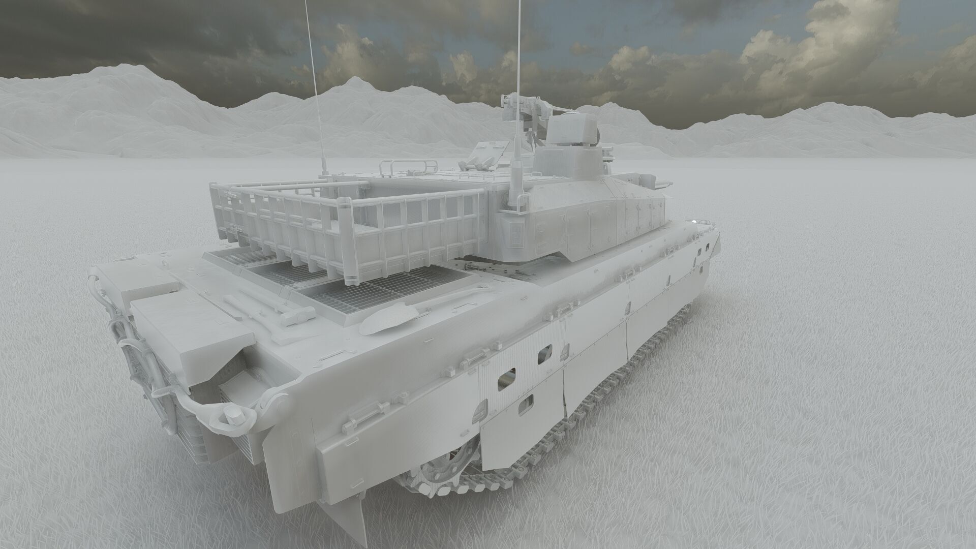 japanese type 10 main battle tank 3D model_32