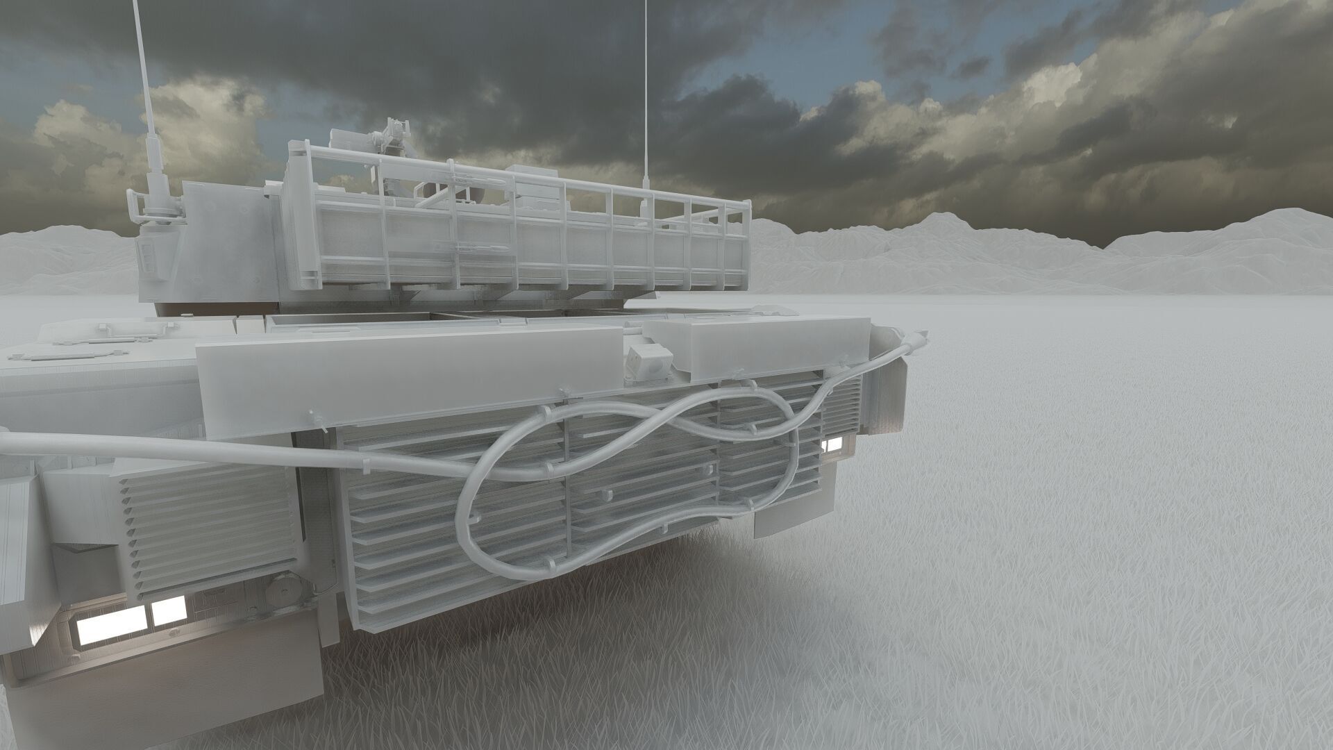 japanese type 10 main battle tank 3D model_31