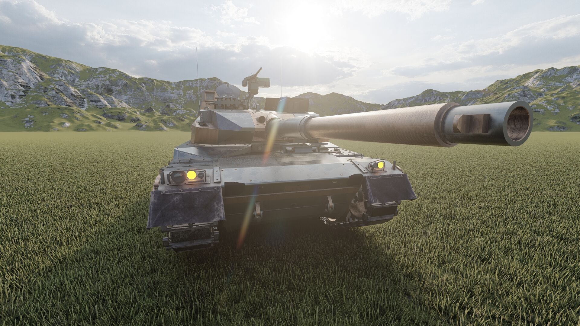 japanese type 10 main battle tank 3D model_16