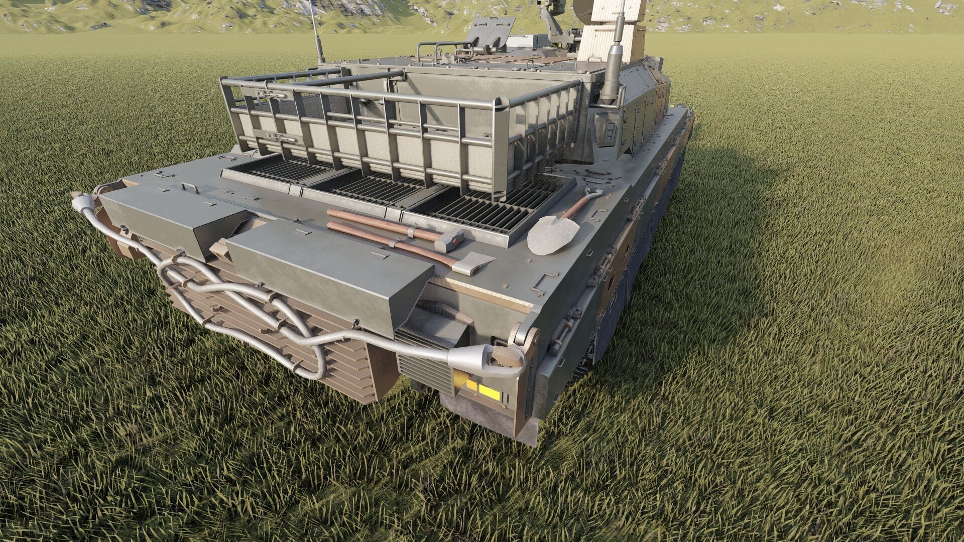 japanese type 10 main battle tank 3D model_12