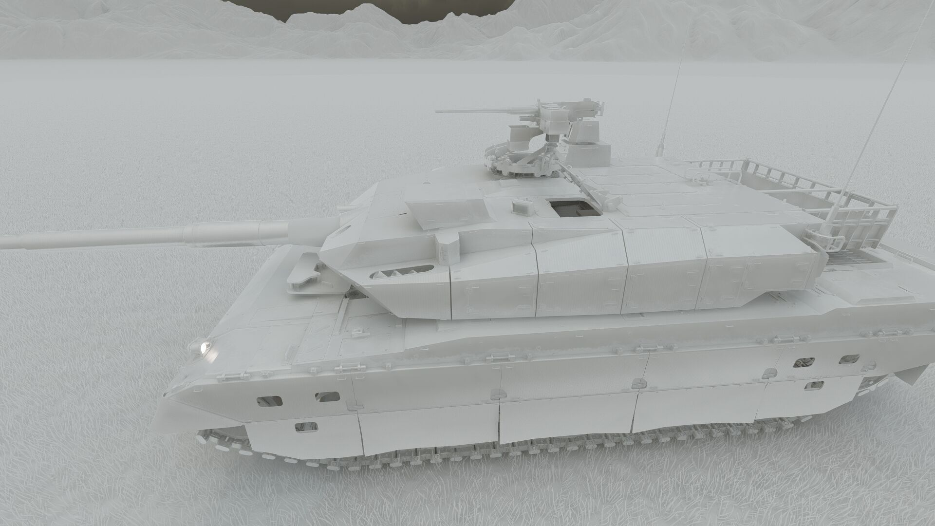 japanese type 10 main battle tank 3D model_28