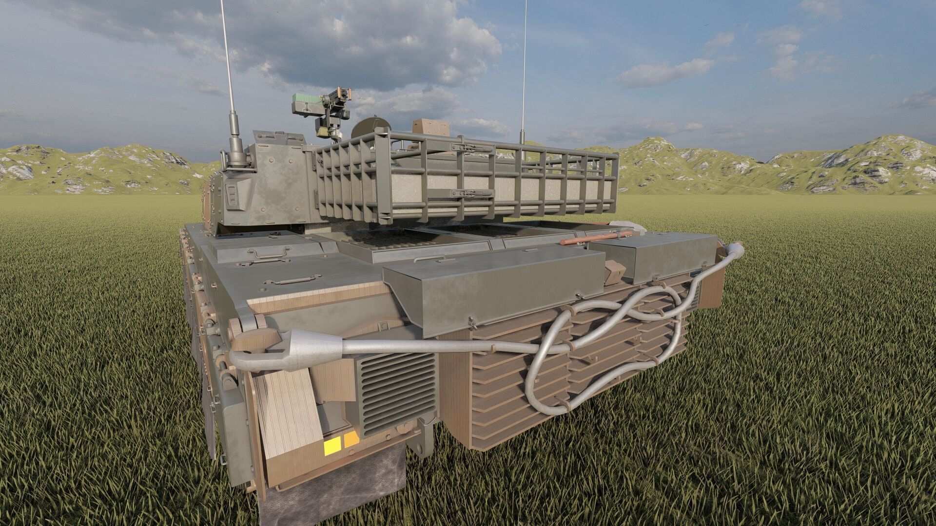 japanese type 10 main battle tank 3D model_10