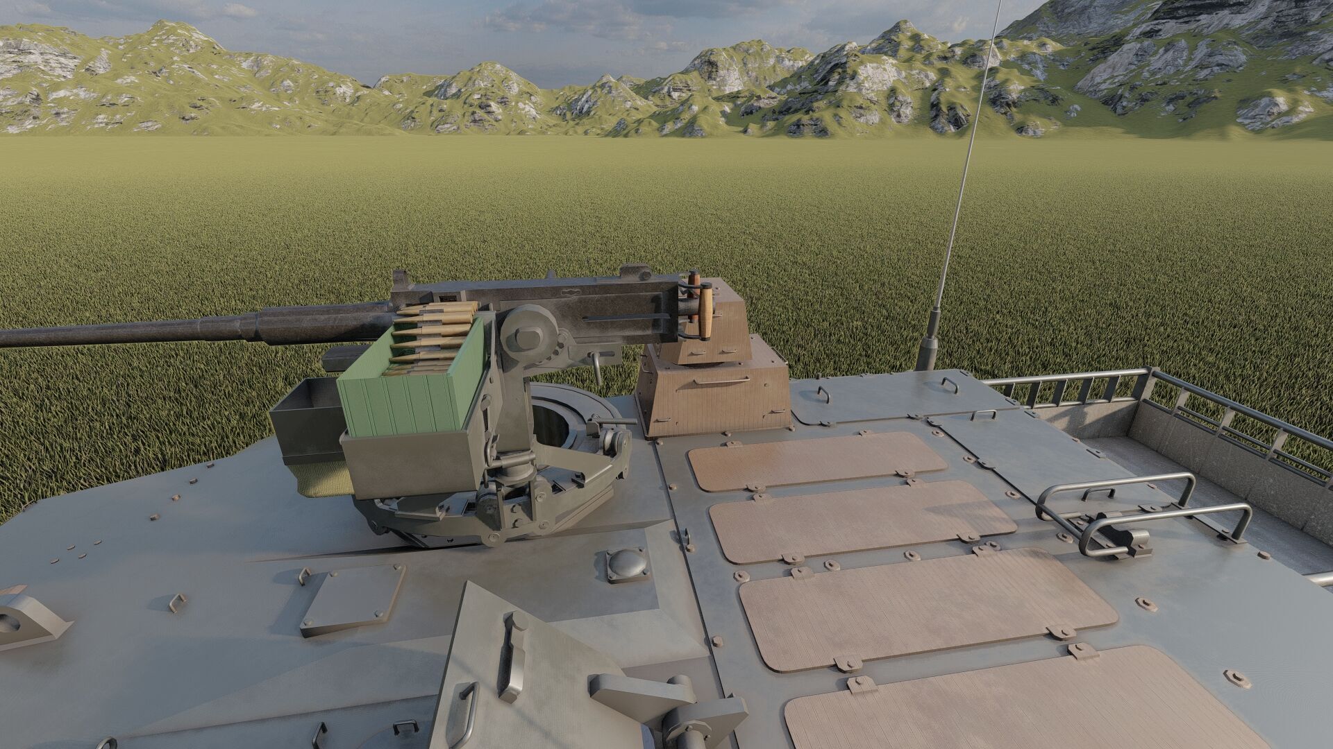 japanese type 10 main battle tank 3D model_21