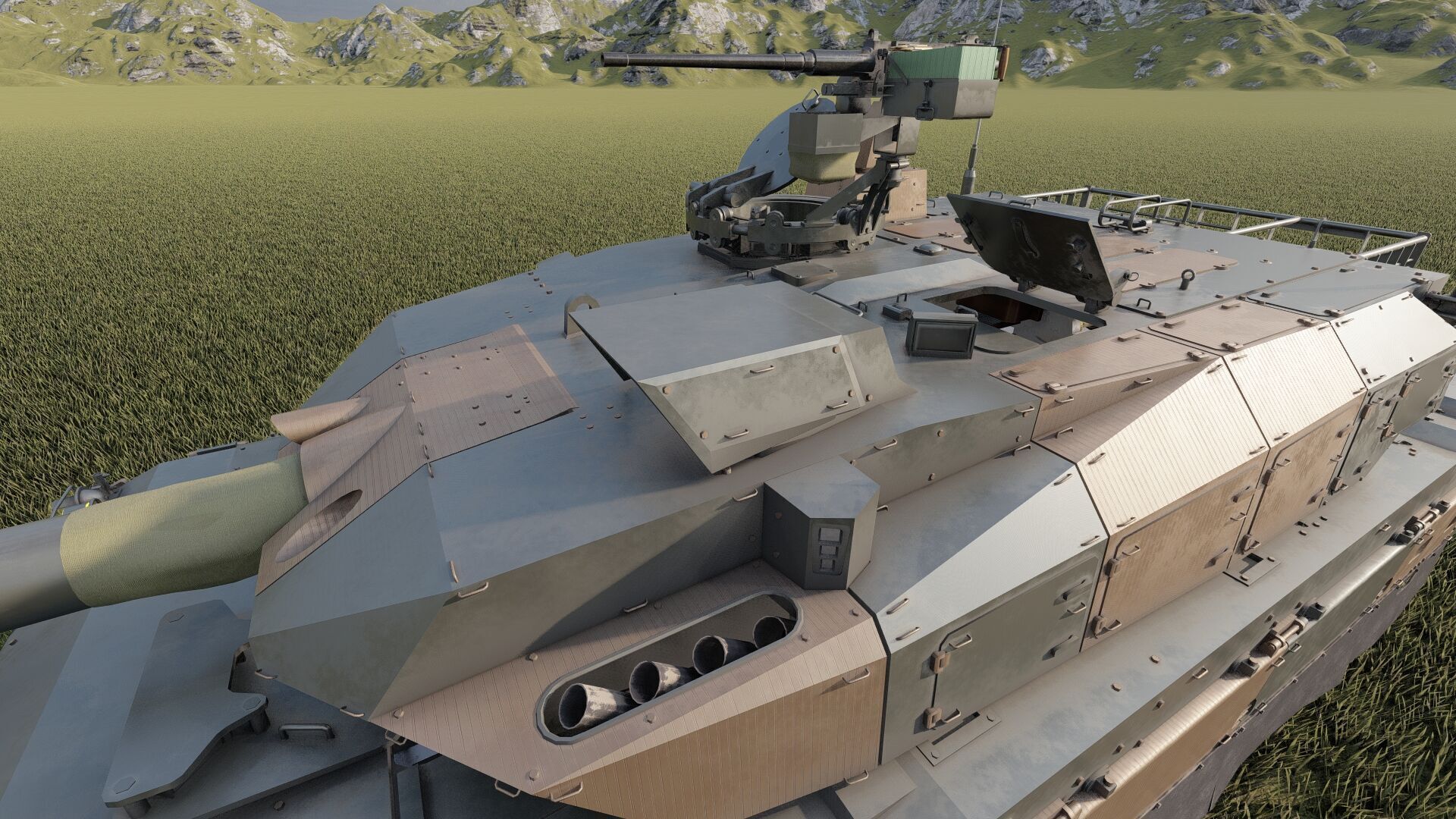 japanese type 10 main battle tank 3D model_19