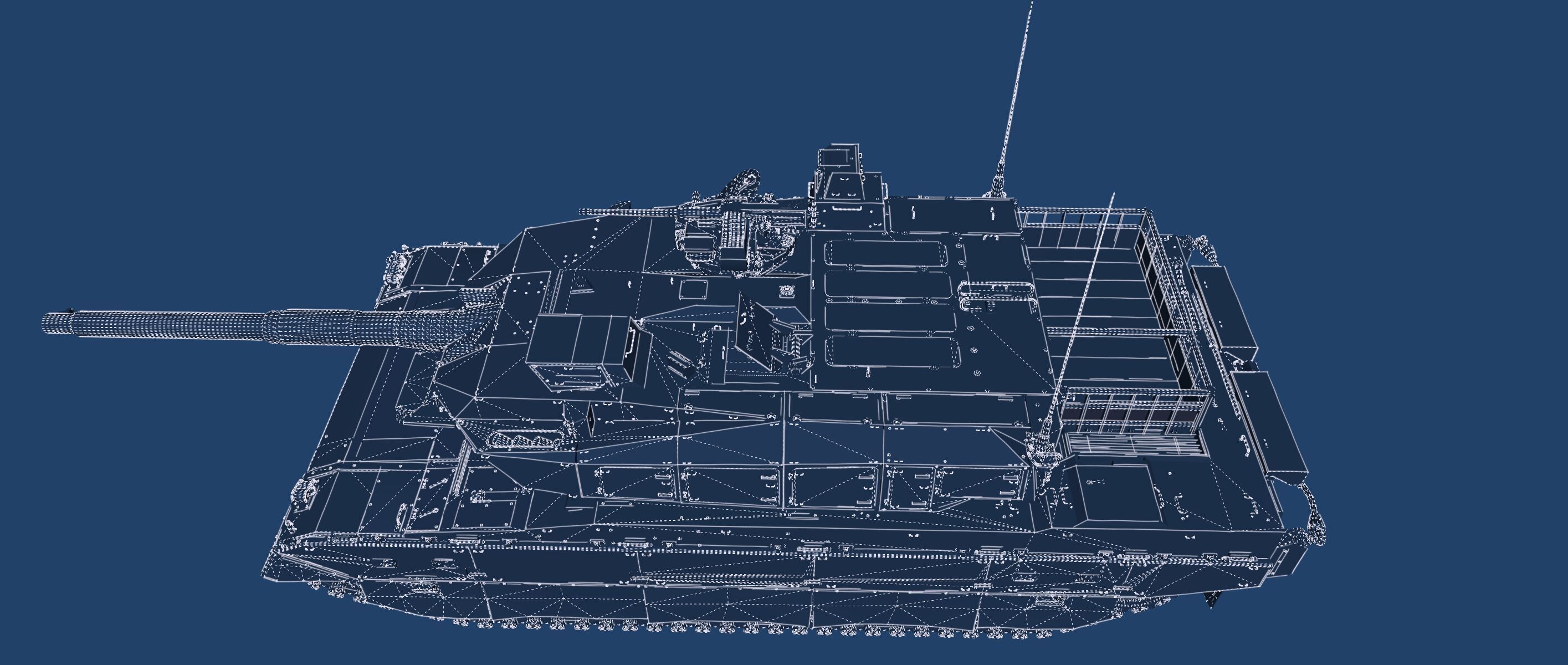 japanese type 10 main battle tank 3D model_42