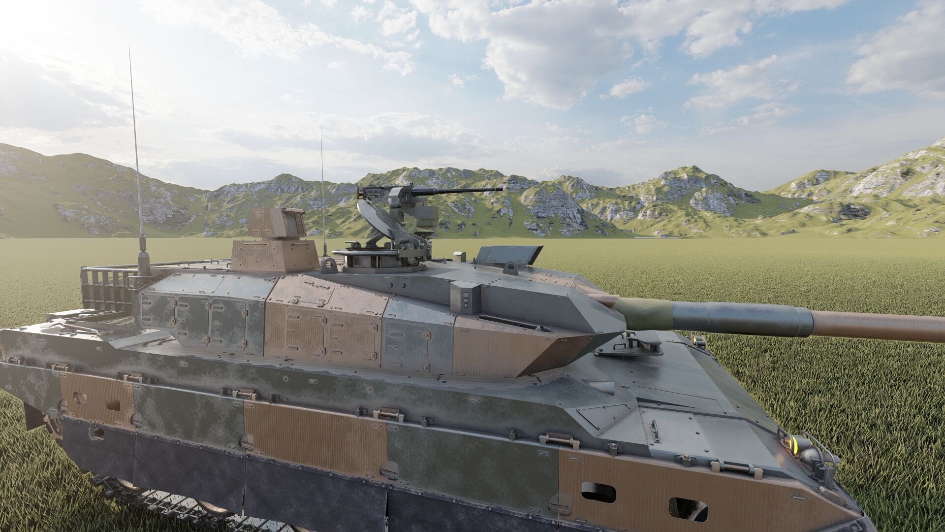 japanese type 10 main battle tank 3D model_15