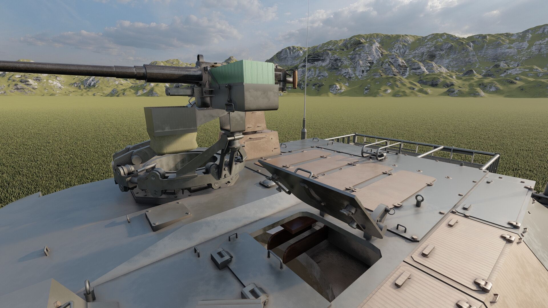 japanese type 10 main battle tank 3D model_20