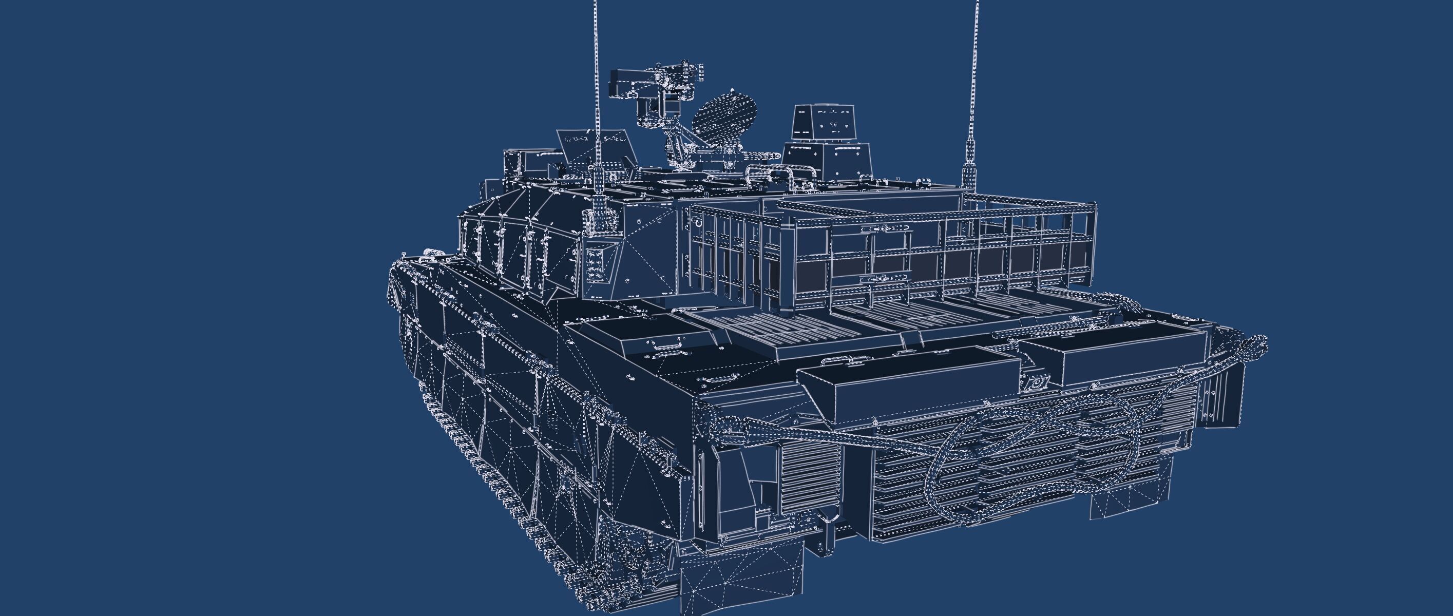 japanese type 10 main battle tank 3D model_43