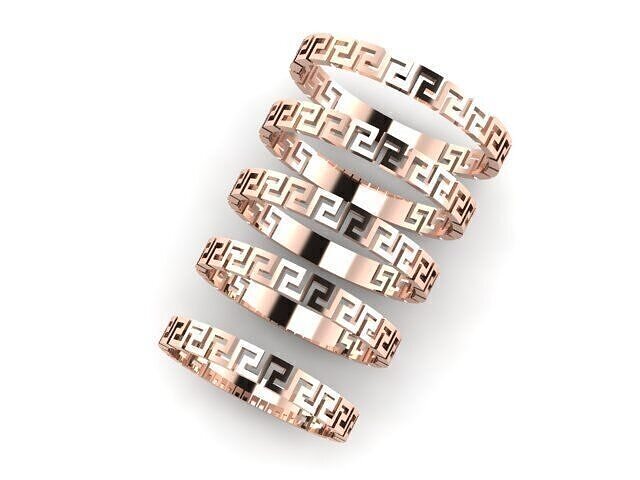 Gold Ring Jewelry  Ring stl 3dm 3dprintmodel 3D print model