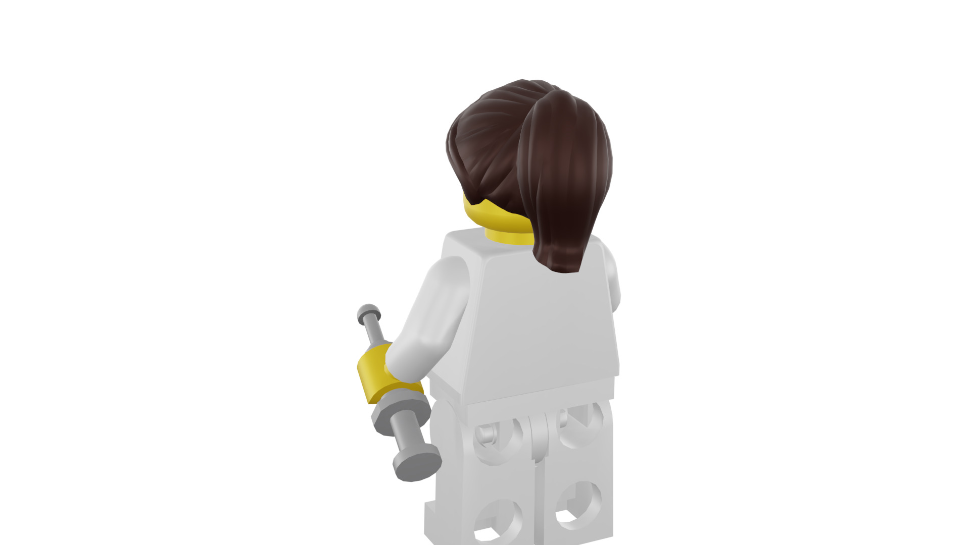 3D print minifigure - 8683-11 Nurse 3D print model_28