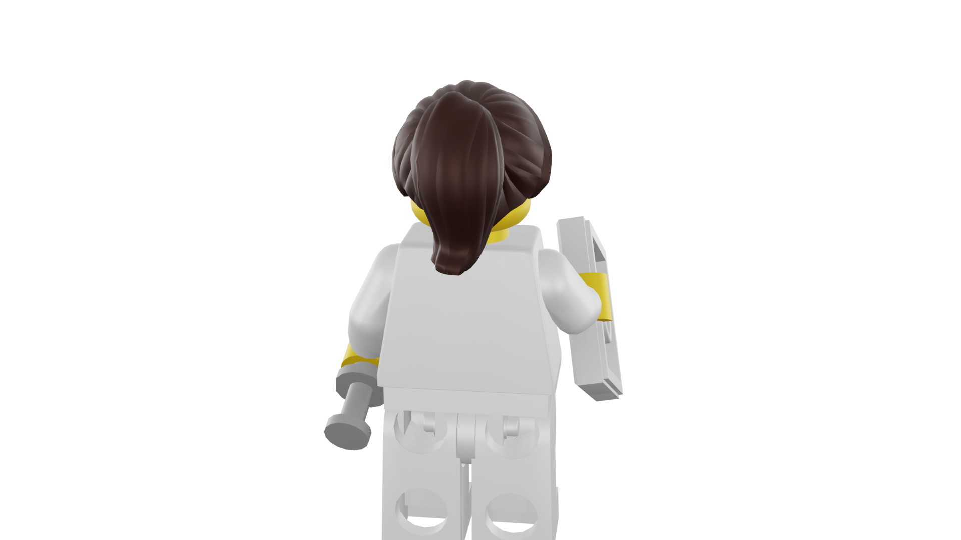 3D print minifigure - 8683-11 Nurse 3D print model_24