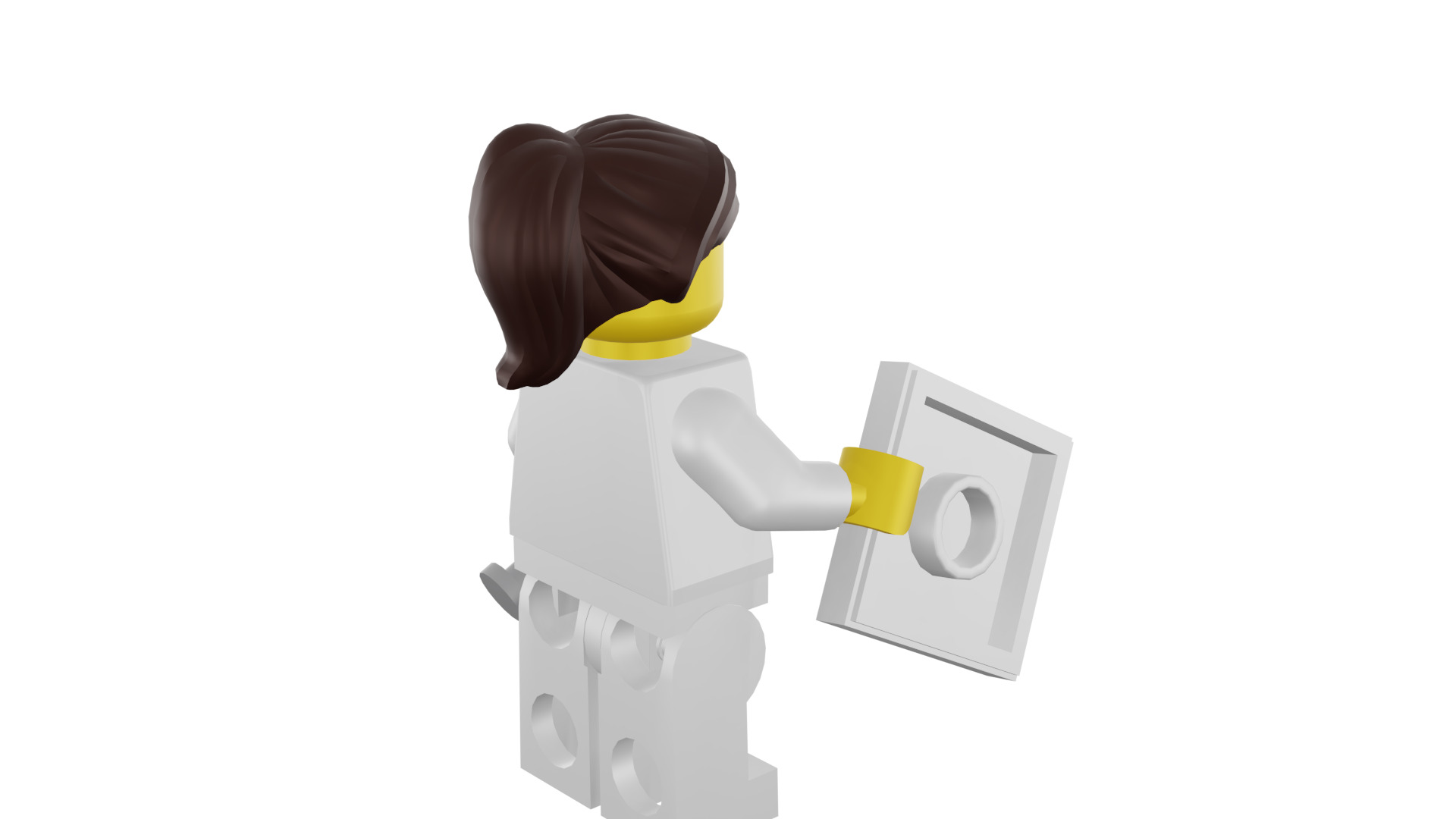 3D print minifigure - 8683-11 Nurse 3D print model_19