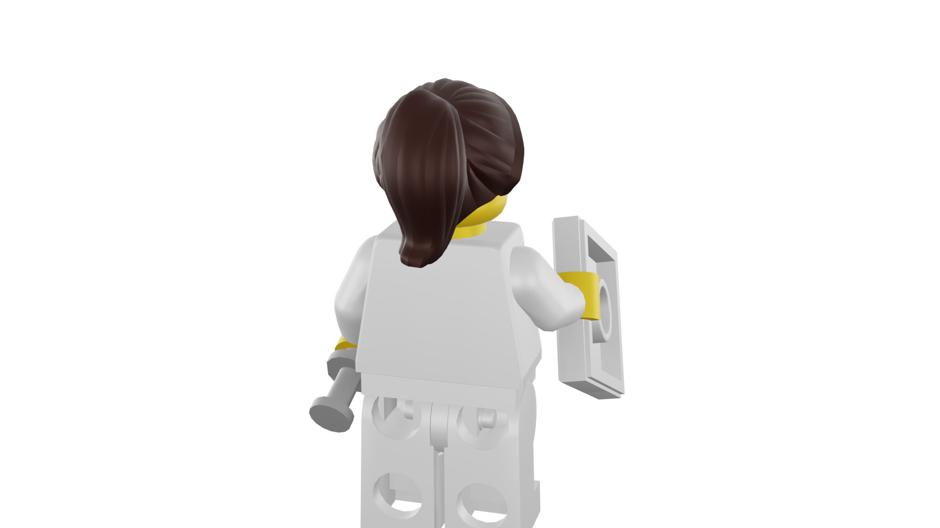 3D print minifigure - 8683-11 Nurse 3D print model_23