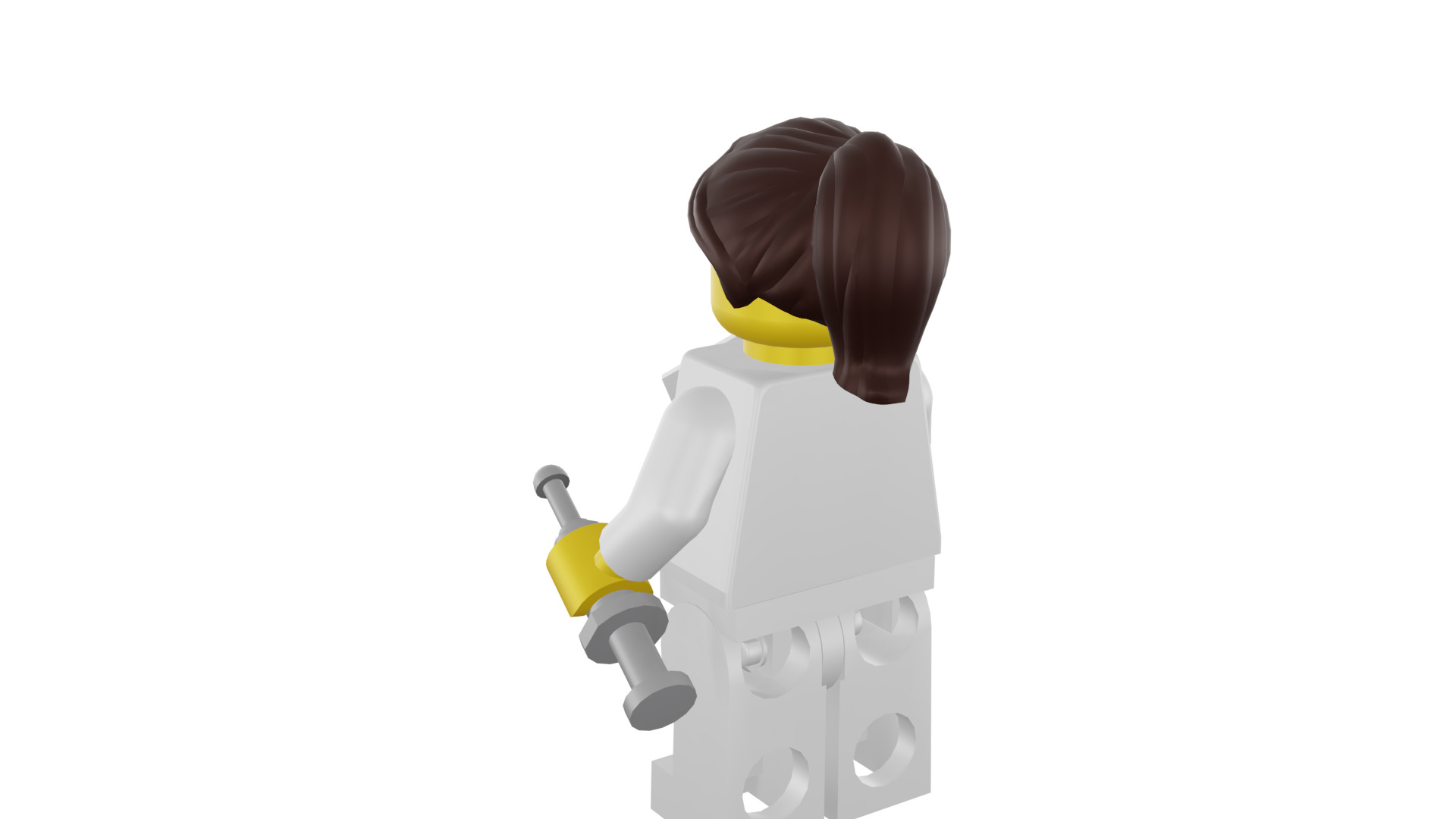 3D print minifigure - 8683-11 Nurse 3D print model_29