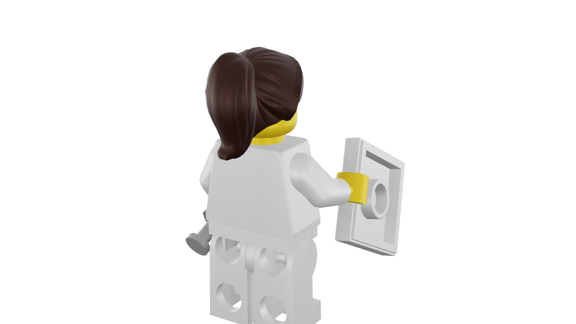 3D print minifigure - 8683-11 Nurse 3D print model_21