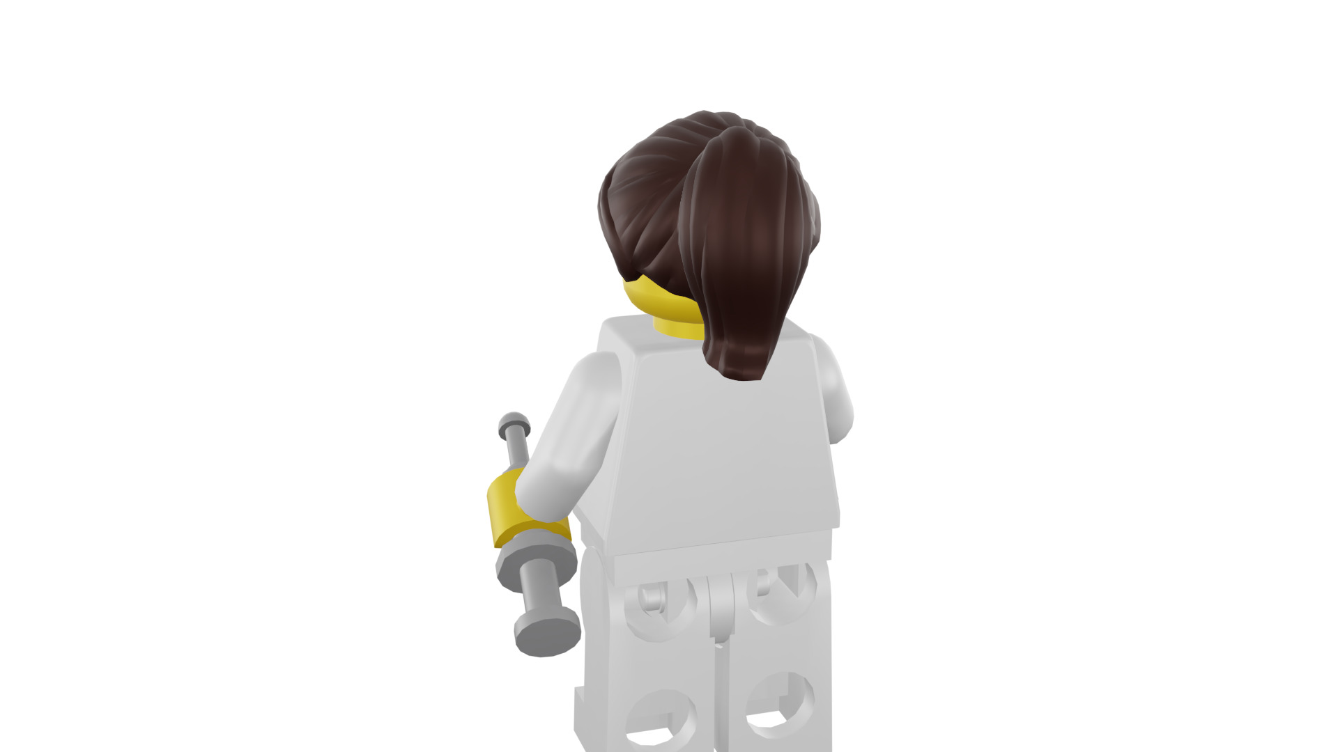 3D print minifigure - 8683-11 Nurse 3D print model_27