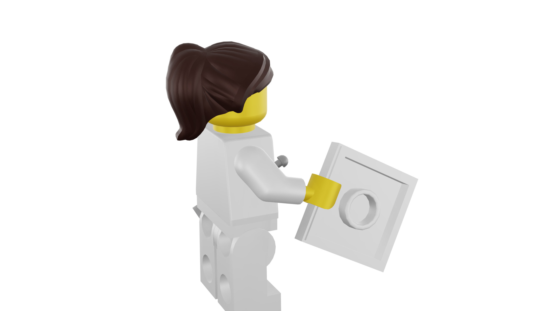 3D print minifigure - 8683-11 Nurse 3D print model_17