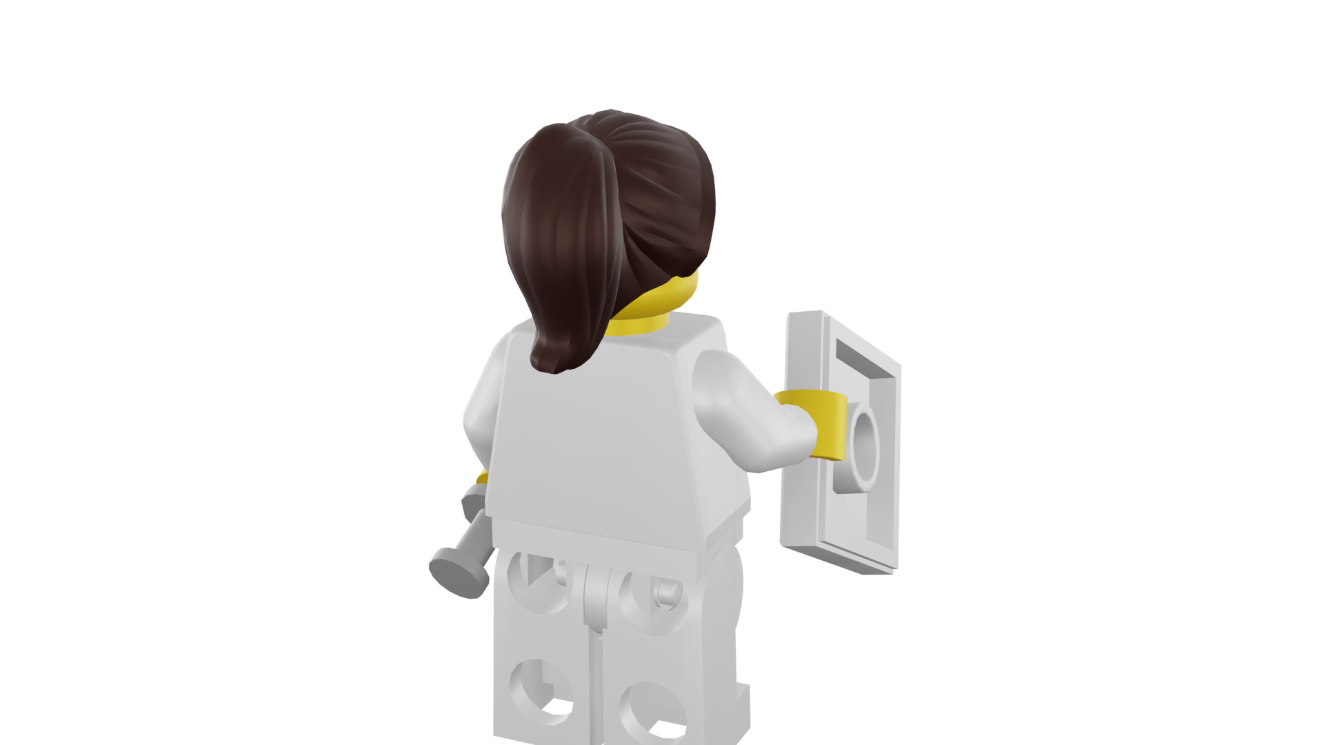 3D print minifigure - 8683-11 Nurse 3D print model_22
