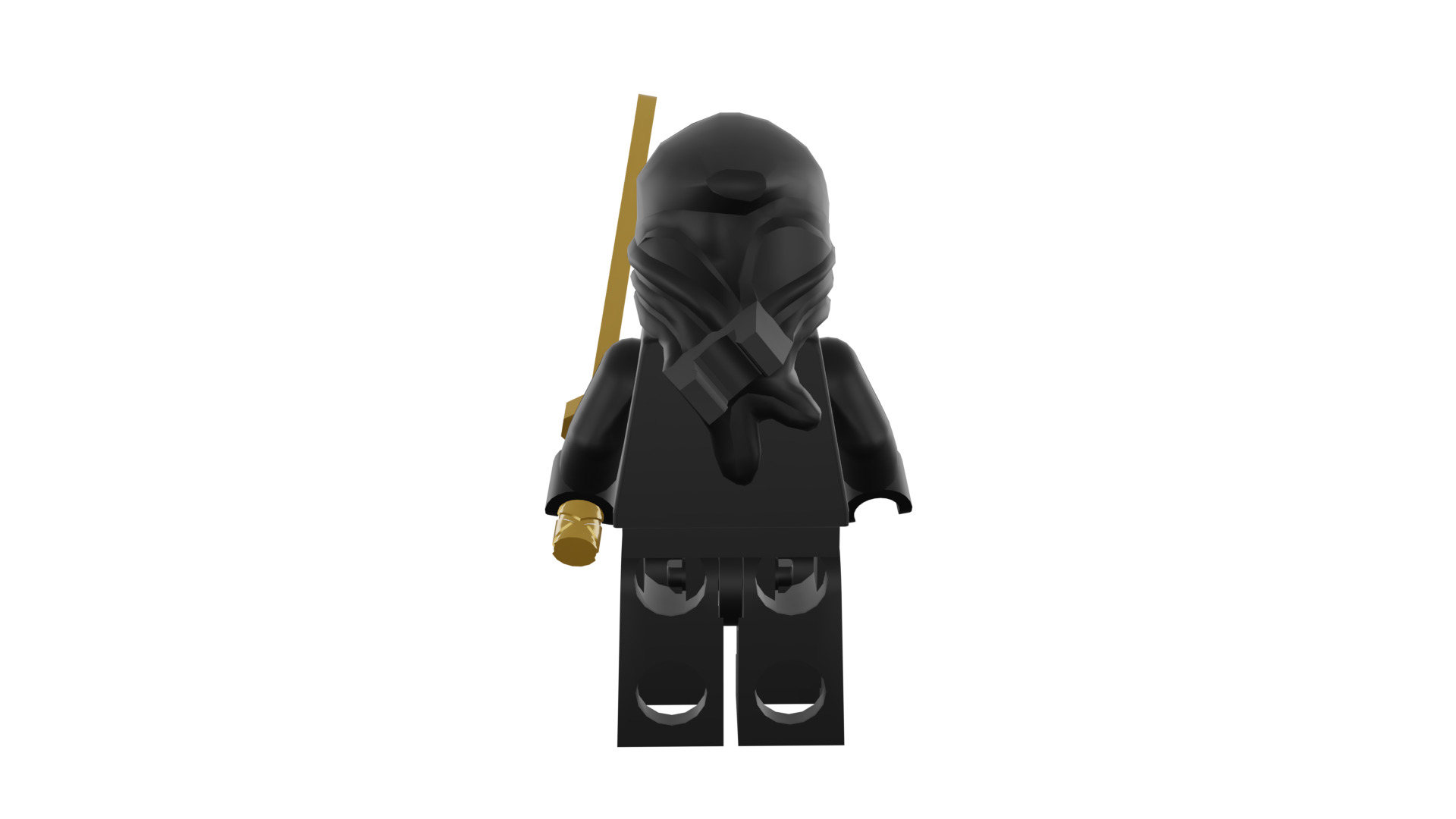 3D print minifigure - 8683-12 Ninja 3D print model_24