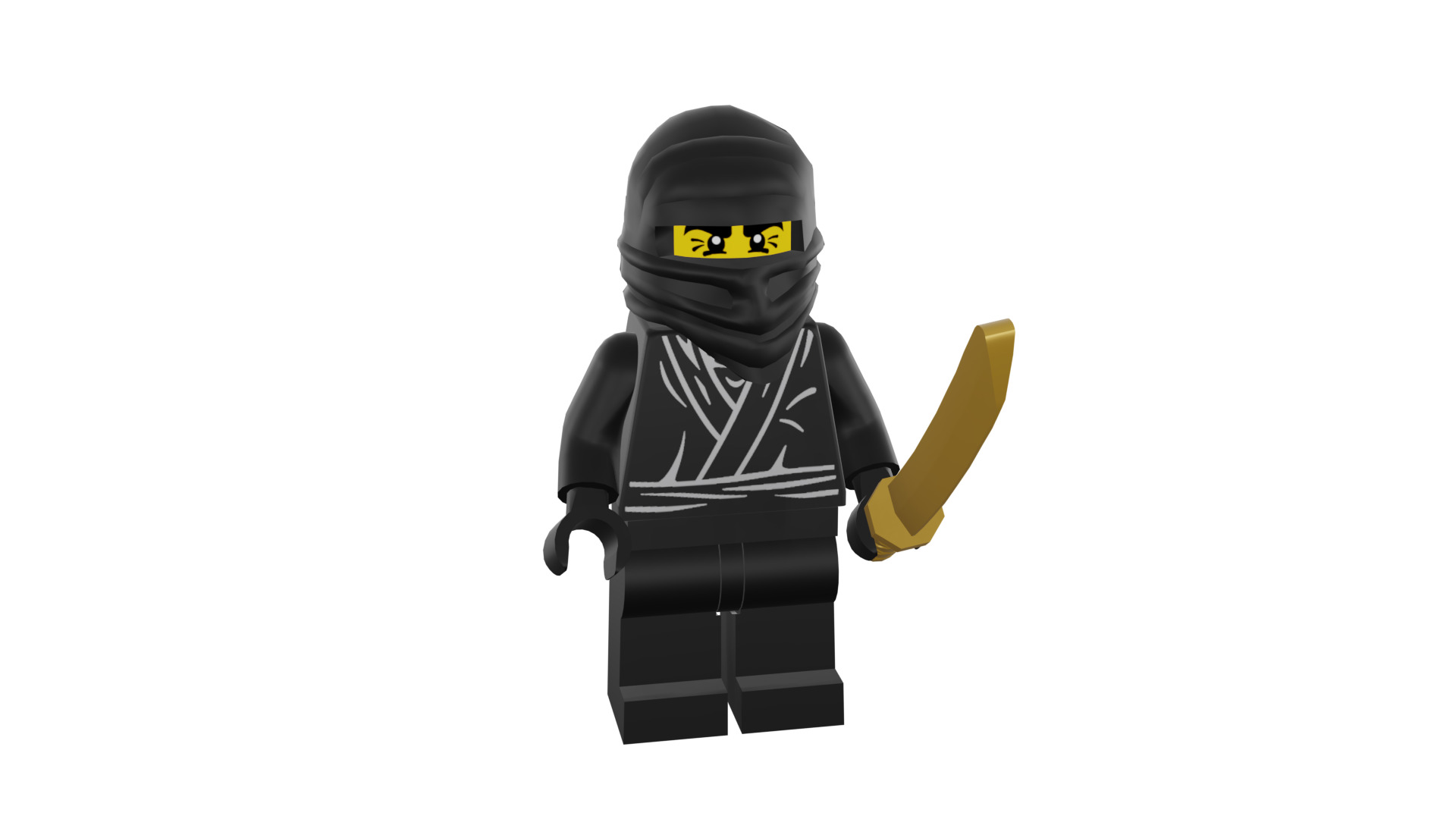 3D print minifigure - 8683-12 Ninja 3D print model_47
