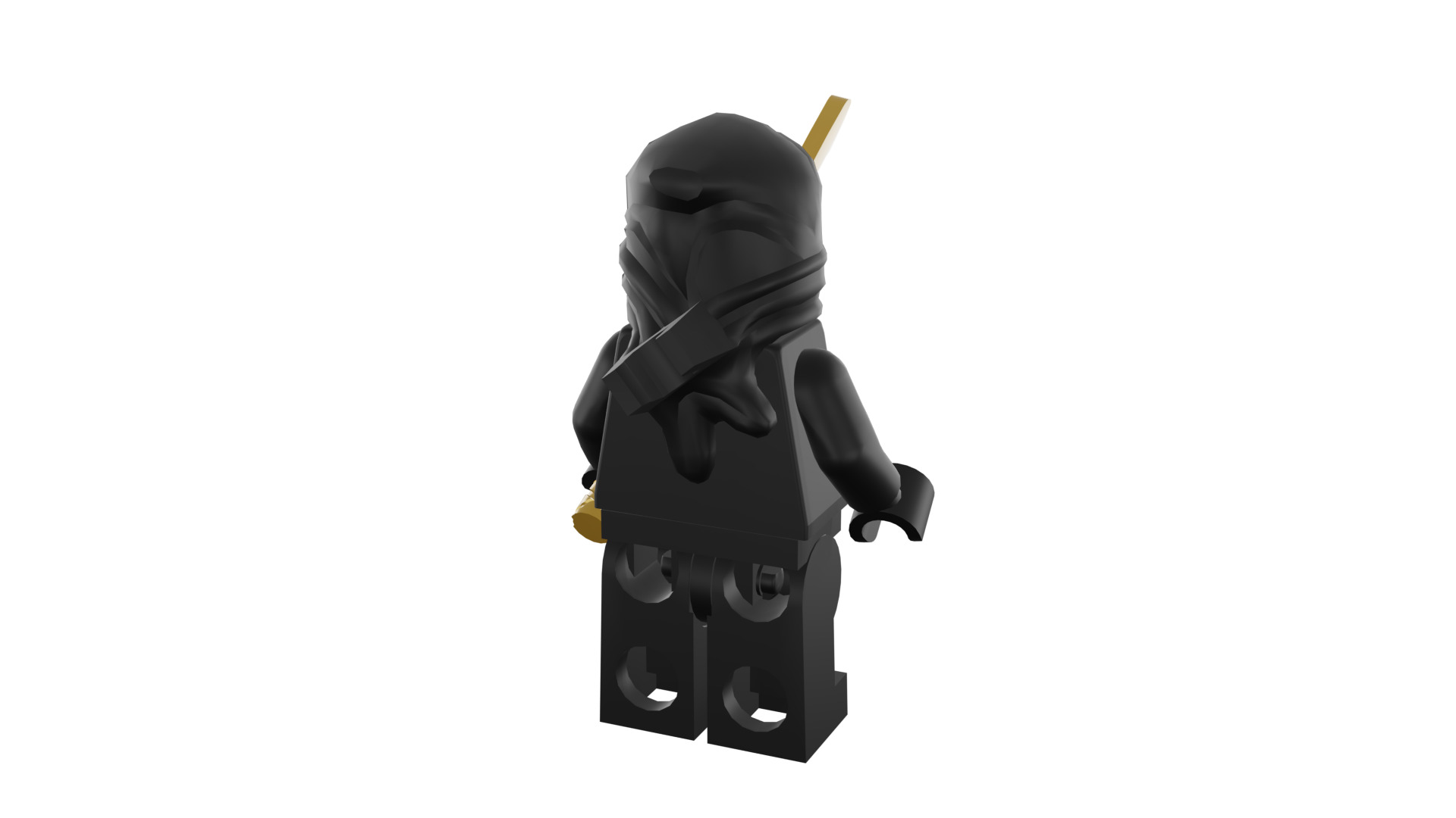 3D print minifigure - 8683-12 Ninja 3D print model_21